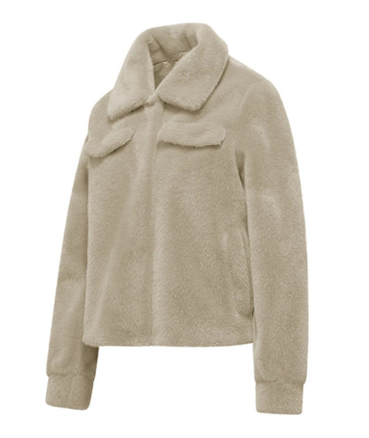 Bomboogie Giacca in Eco Pelliccia JW8683-FSB5 Beige