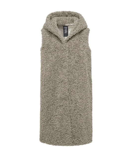 Bomboogie Gilet Lungo Effetto Sherpa VWKLOE SFC6 Beige