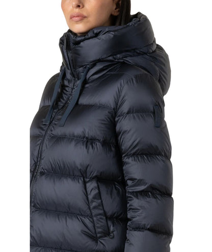 Bomboogie Piumino Corto con Cappuccio GW6012 Rome Blu Scuro
