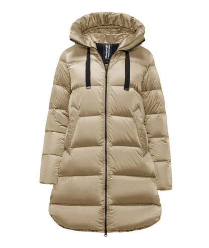 Bomboogie Piumino Lungo con Cappuccio CW6630-DLC5 Beige