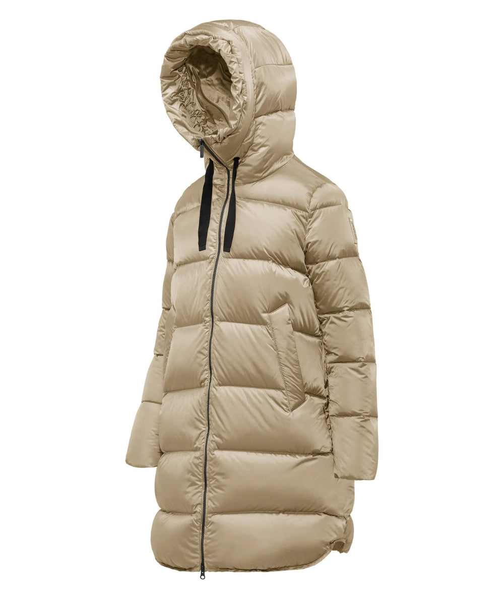 Bomboogie Piumino Lungo con Cappuccio CW6630-DLC5 Beige