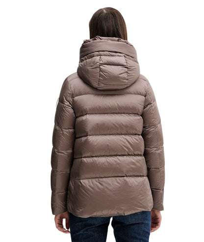 Bomboogie Piumino con Cappuccio GW6012-DLC5 Marrone Taupe