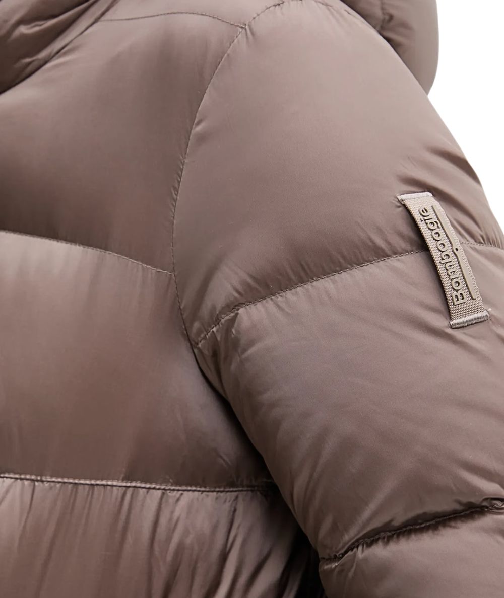 Bomboogie Piumino con Cappuccio GW6012-DLC5 Marrone Taupe