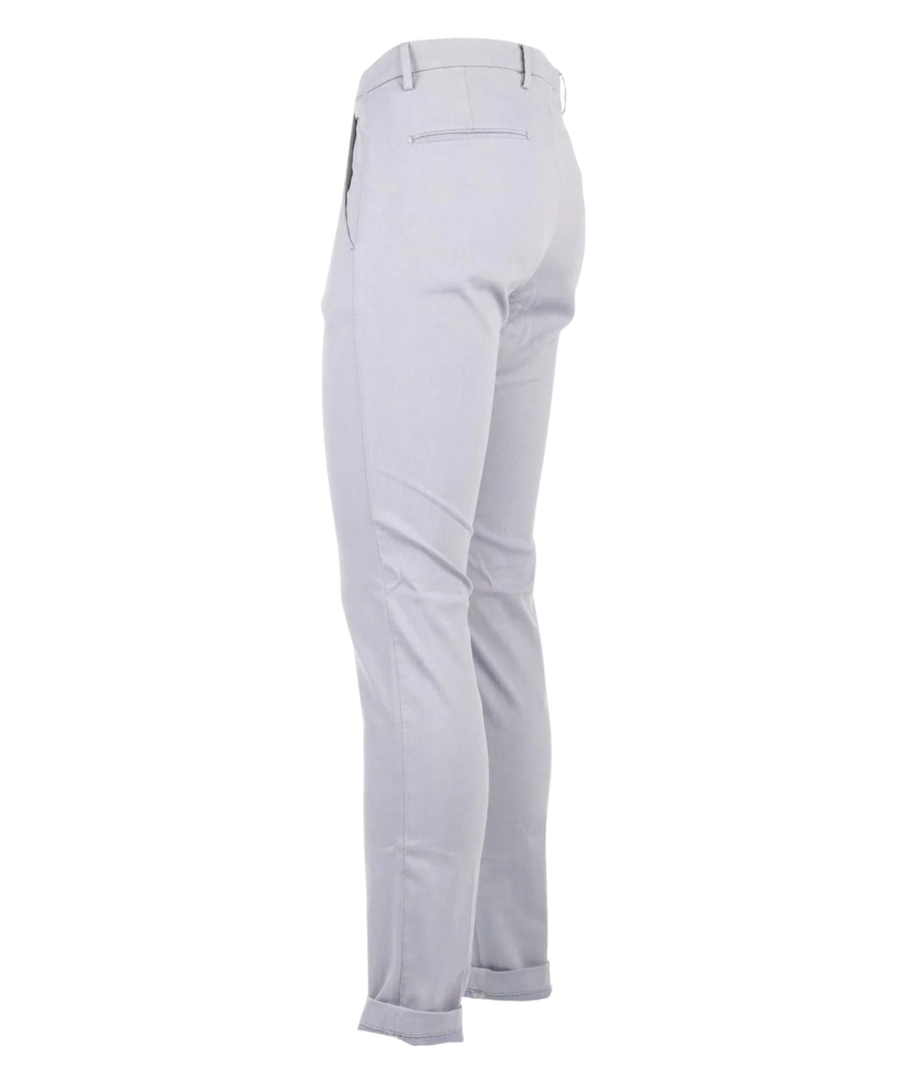 Briglia Pantaloni Chino Tessuto Operato BG03/324015 Azzurro Polveroso