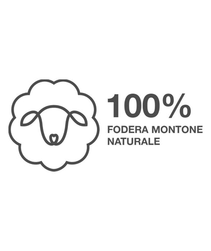 Colors of California Stivale Platform in Suede e Montone HC.SHEARPLA2 Grigio Taupe