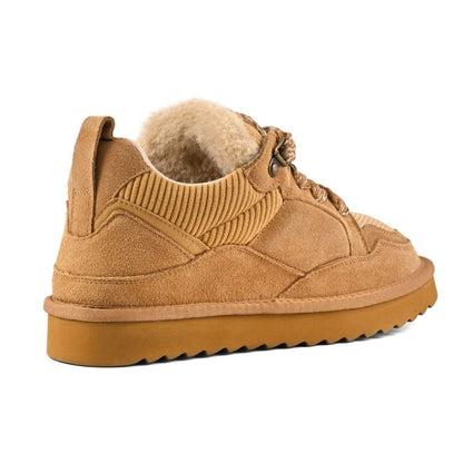 Colors of California Sneakers Miwo in Pelle Scamosciata e Pelliccia Interna