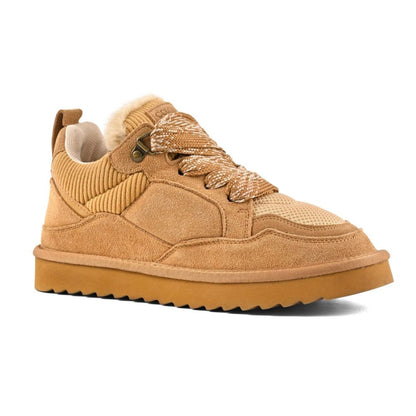 Colors of California Sneakers Miwo in Pelle Scamosciata e Pelliccia Interna