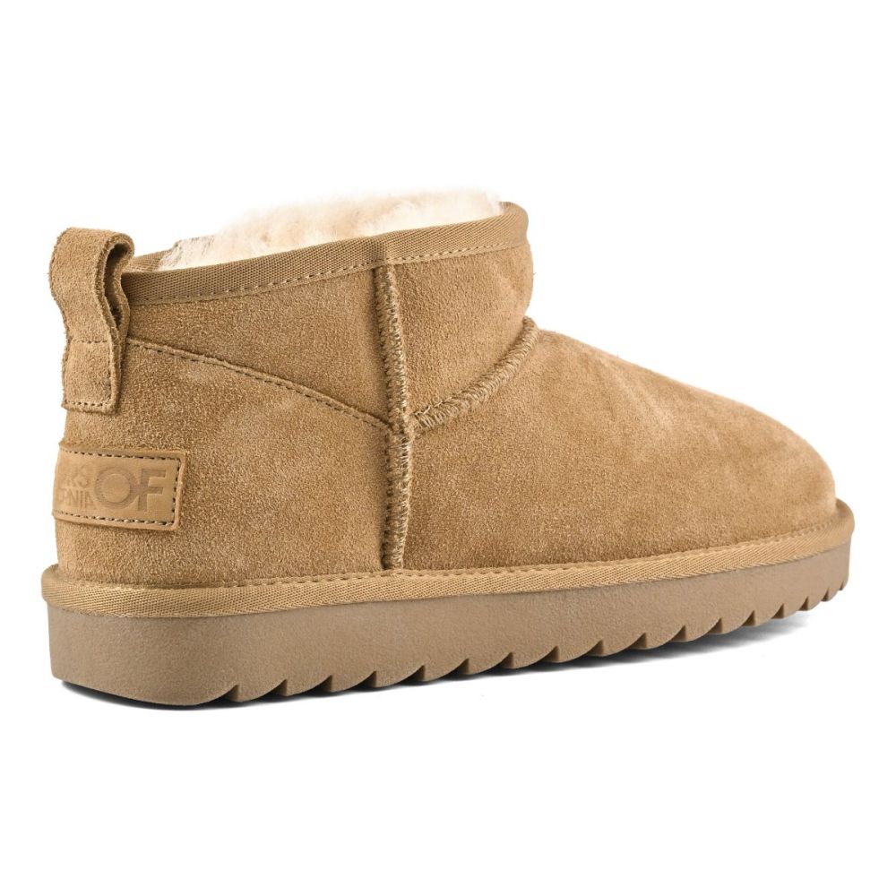 Colors of California Stivale Basso in Suede HC.SHEAR02 Beige Sabbia