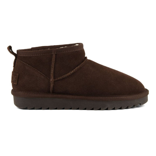 Colors of California Stivale Basso in Suede HC.SHEAR02 Marrone Cioccolato