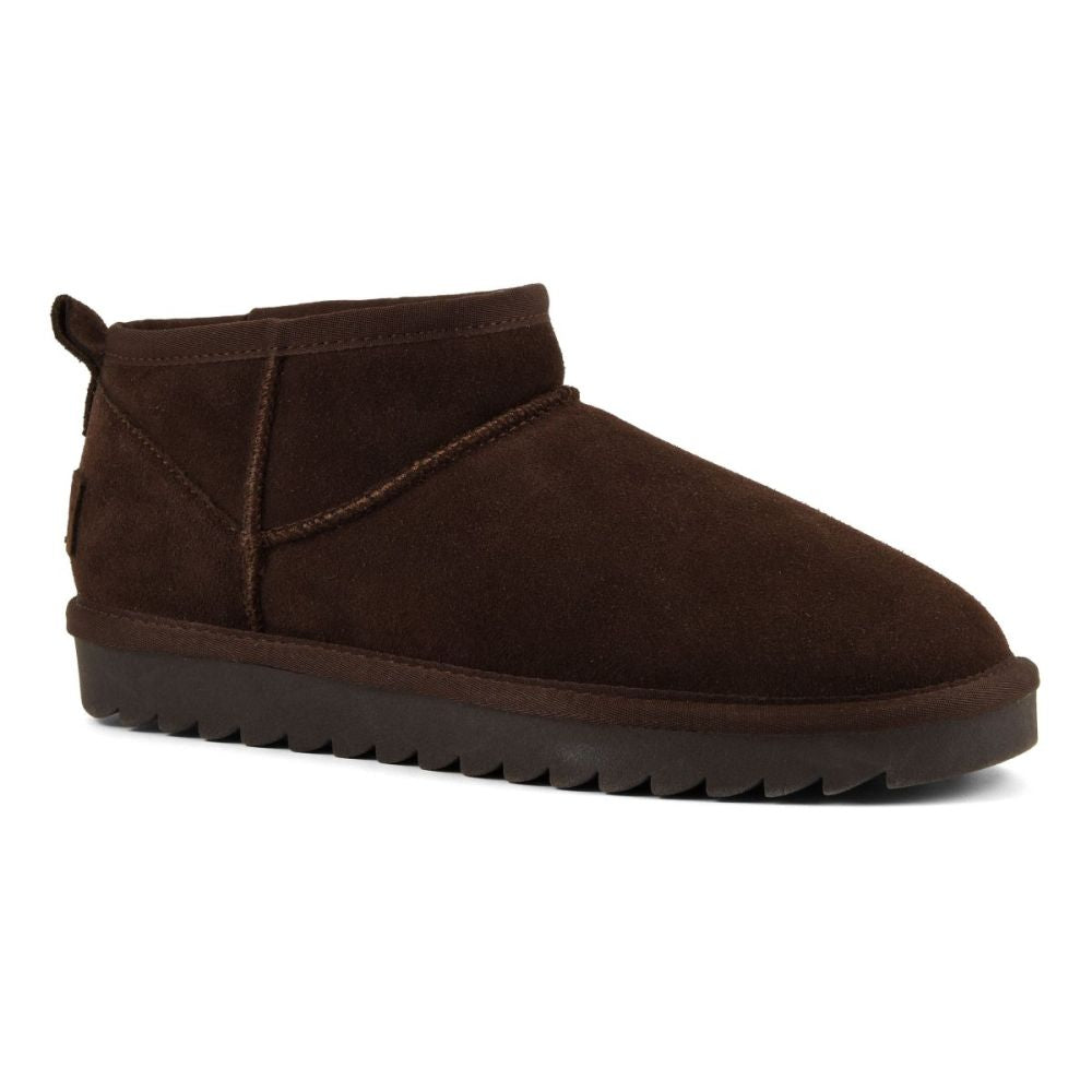 Colors of California Stivale Basso in Suede HC.SHEAR02 Marrone Cioccolato