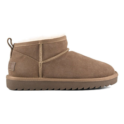Colors of California Stivale Basso in Suede HC.SHEAR02 Tortora
