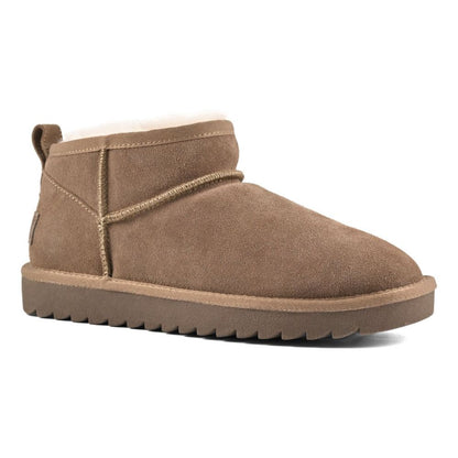 Colors of California Stivale Basso in Suede HC.SHEAR02 Tortora