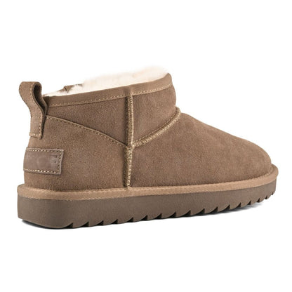 Colors of California Stivale Basso in Suede HC.SHEAR02 Tortora