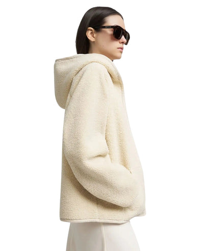 Replay Faux Shearling Jacket W7922.000.85285 White