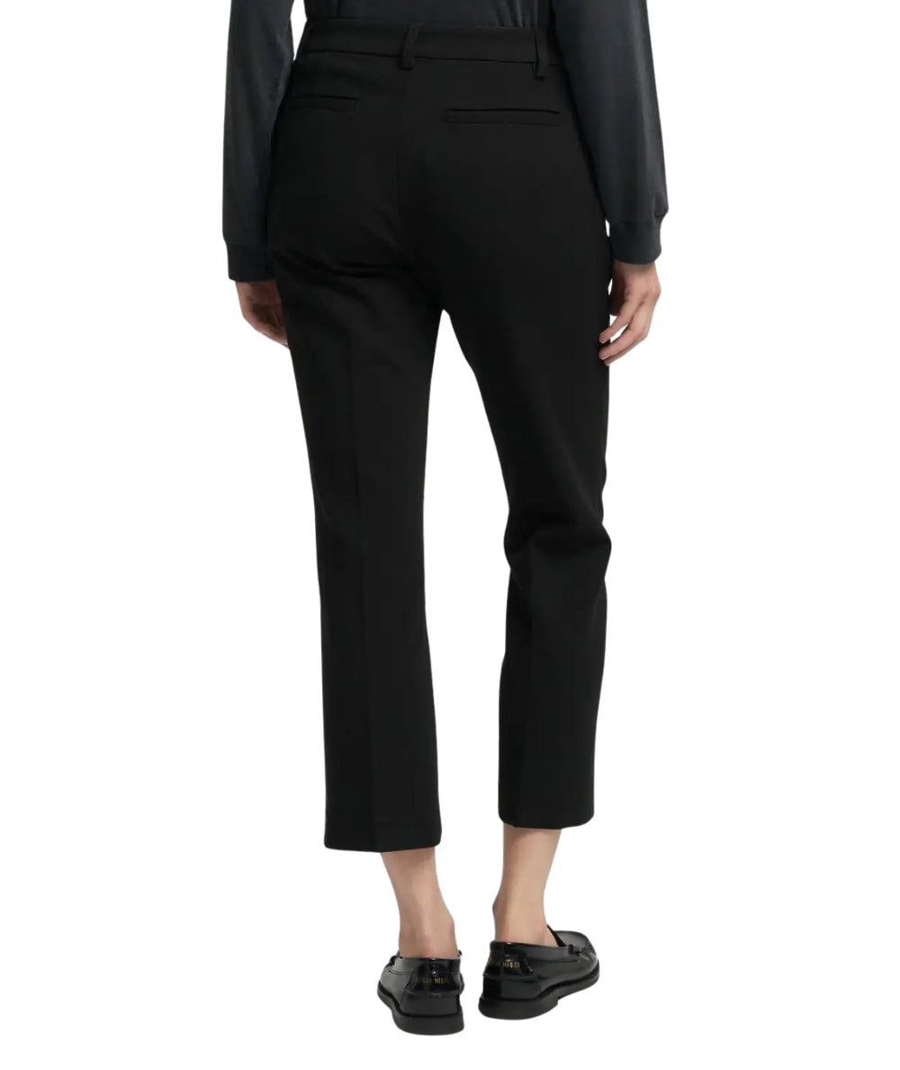 Replay Cropped Trousers W8170.000.85363 Black