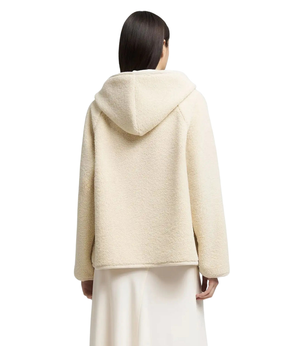 Replay Faux Shearling Jacket W7922.000.85285 White