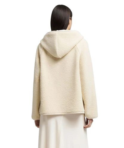 Replay Faux Shearling Jacket W7922.000.85285 White