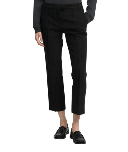 Replay Cropped Trousers W8170.000.85363 Black