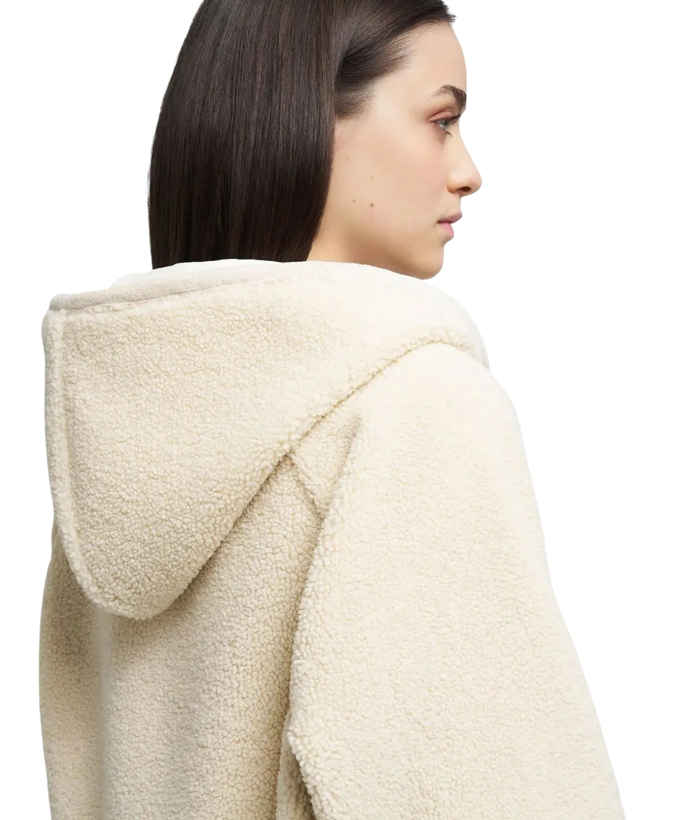 Replay Faux Shearling Jacket W7922.000.85285 White