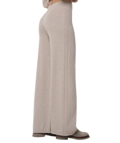 D.Exterior Pantalone in Misto Cashmere 61161 Gesso