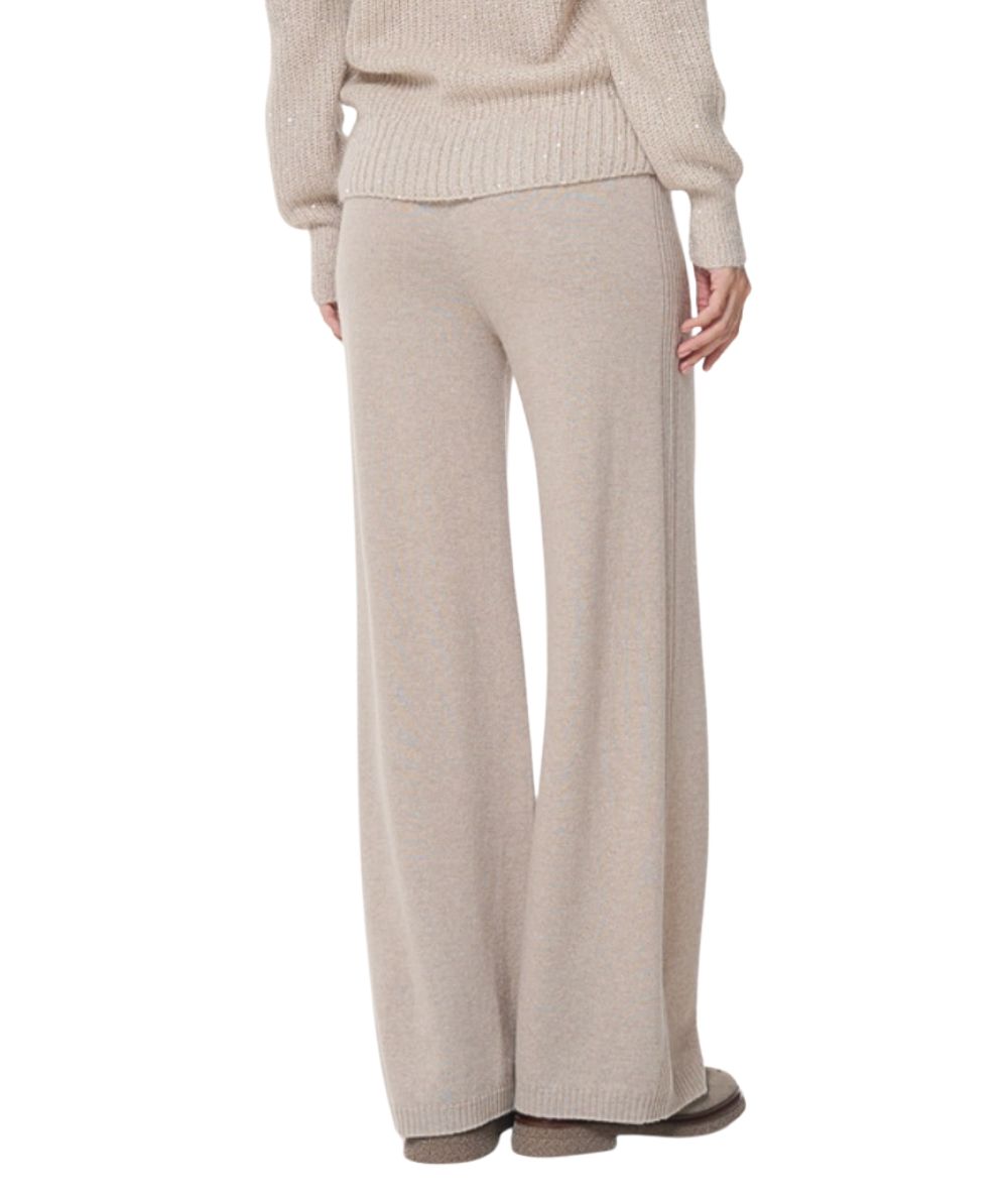 D.Exterior Pantalone in Misto Cashmere 61161 Gesso