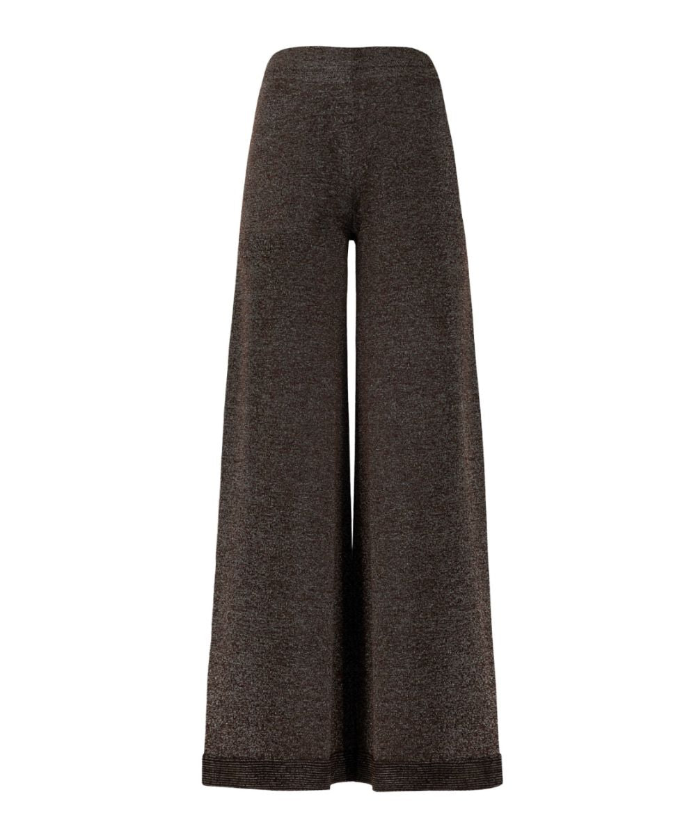 D.Exterior Pantalone Vanisé Lurex 61428 Marrone