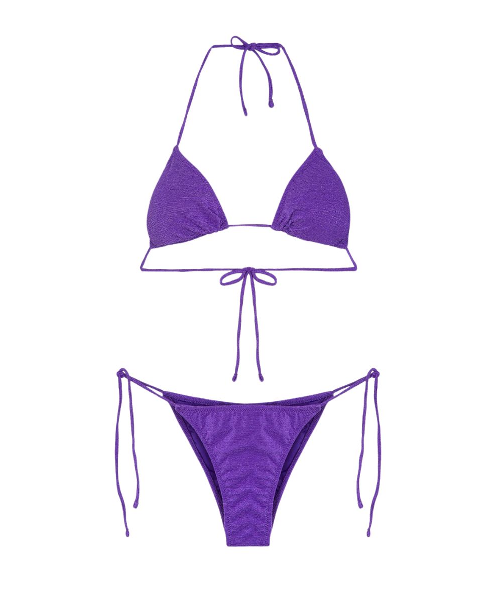 F**K Bikini Triangolo e Slip FK25-1140PR Viola