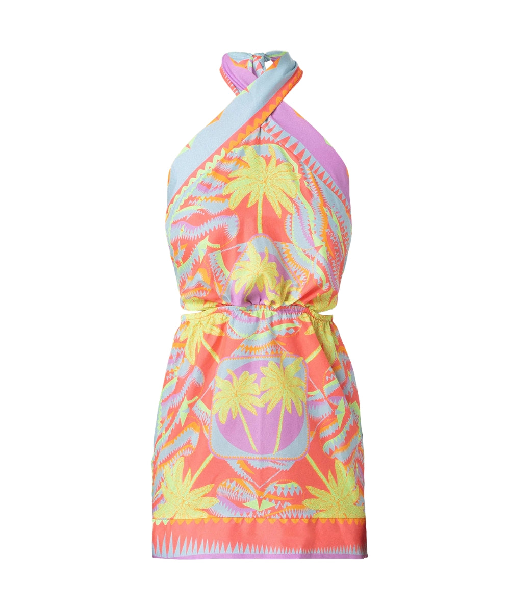 F**K Abito Corto a Portafoglio in Fantasia FK26-SW0338X26 Multicolore