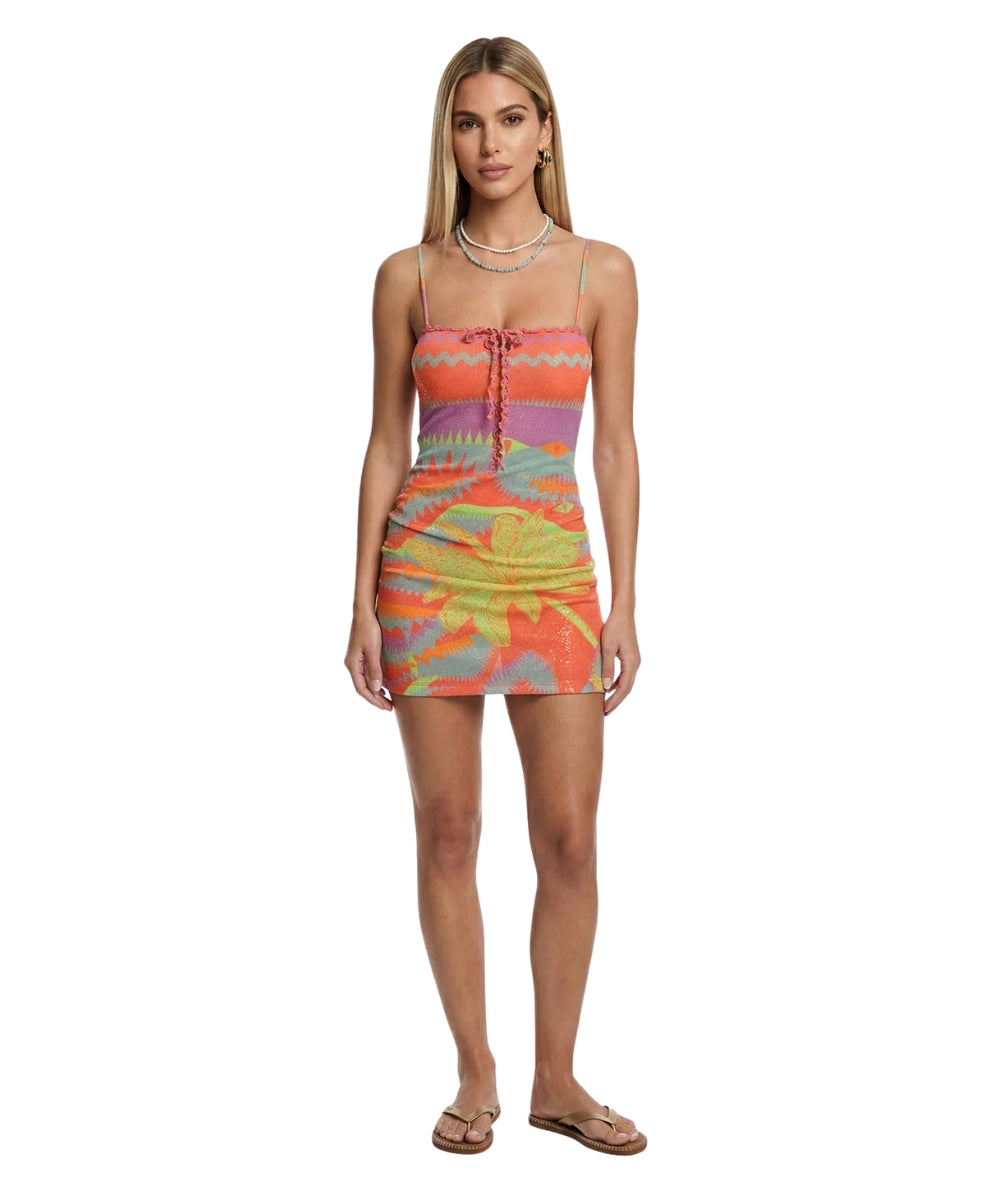 F**K Abito Corto in Fantasia FK26-SW0376X26 Multicolore