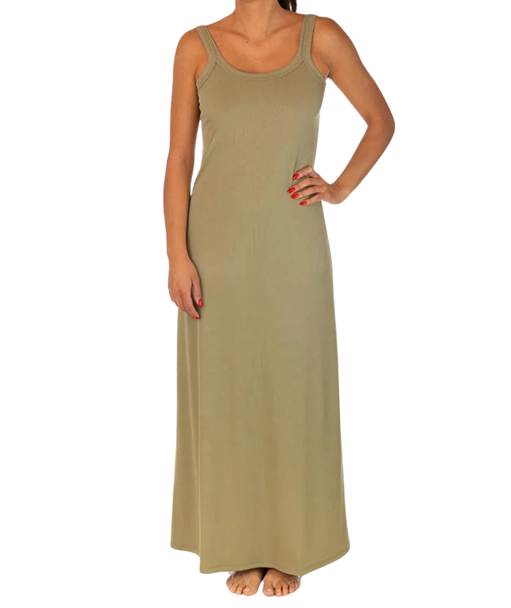 F**K Abito Lungo FK25-1956MG Verde Militare