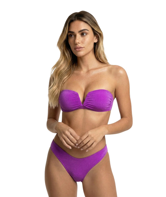 F**K Bikini Fascia e Slip Americano FK26-SW1802PR Viola