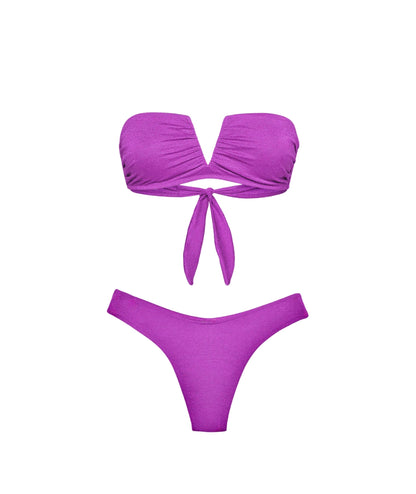 F**K Bikini Fascia e Slip Americano FK26-SW1802PR Viola