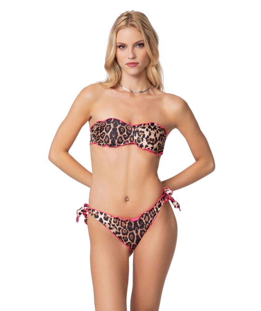 F**K Bikini Fascia e Slip FK25-0521X23 Marrone