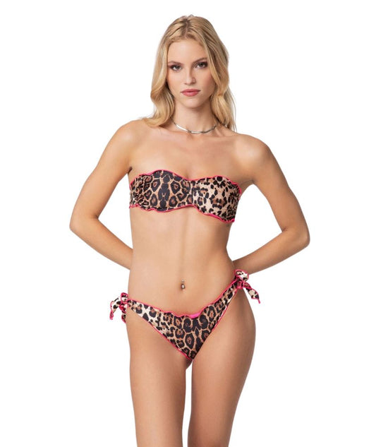 F**K Bikini Fascia e Slip FK25-0521X23 Marrone