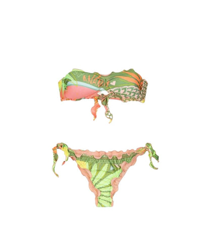 F**K Bikini Fascia e Slip FK25-2233X14 Verde