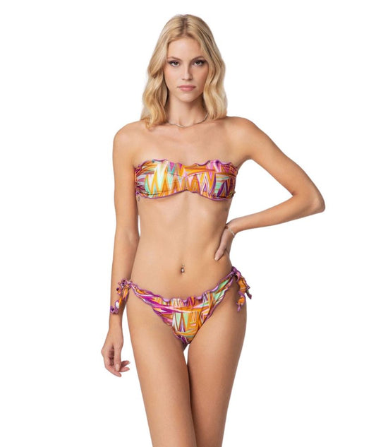 F**K Bikini Fascia e Slip FK25-2239X07 Multicolore