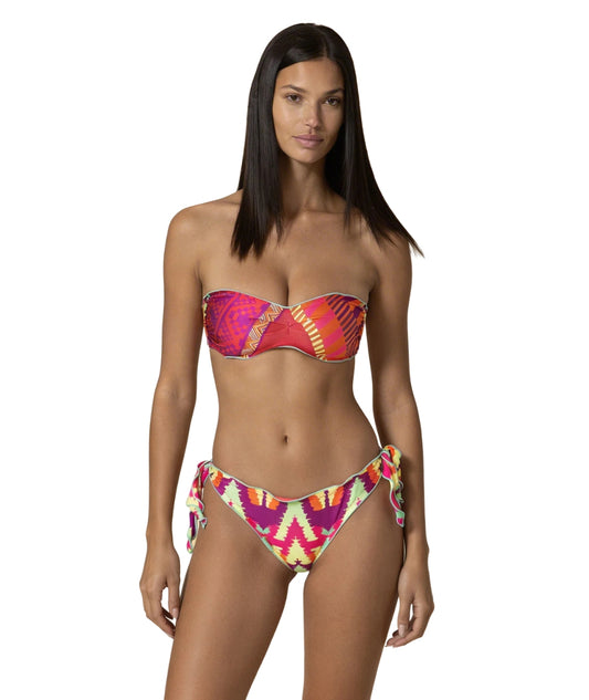 F**K Bikini Fascia e Slip in Fantasia FK26-SW2602X20 Multicolore