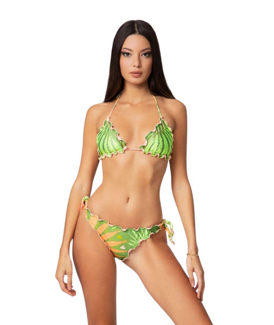 F**K Bikini Triangolo e Slip FK25-2208X14 Verde