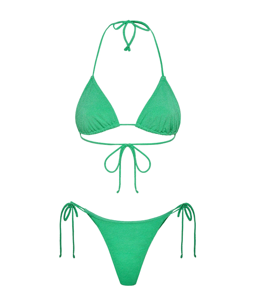 F**K Bikini Triangolo e Slip FK26-SW1800AQ Verde Acqua