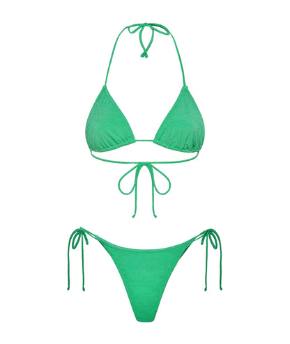 F**K Bikini Triangolo e Slip FK26-SW1800AQ Verde Acqua