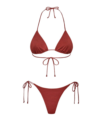 F**K Bikini Triangolo e Slip FK26-SW1800RU Ruggine