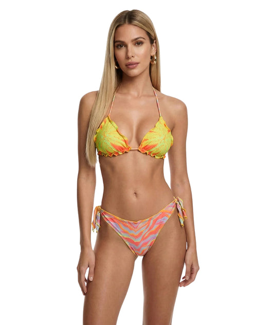 F**K Bikini Triangolo e Slip in Fantasia FK26-SW2503X35 Multicolore