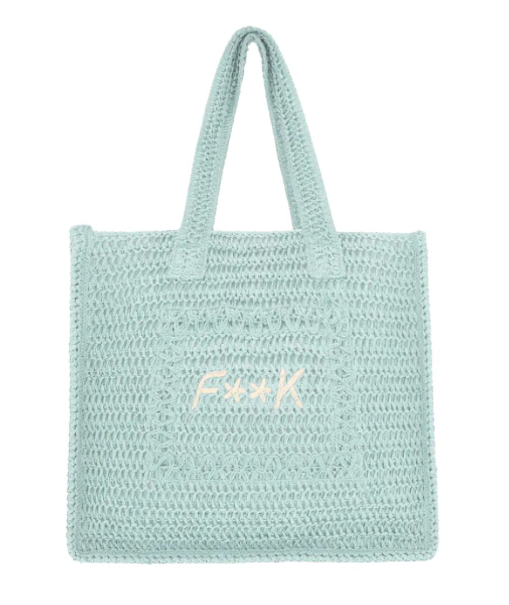 F**K Borsa Mare Tote FA25-A055AQ Verde Acqua