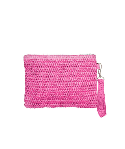 F**K Pochette in Rafia FA26-SW0007FX Fucsia