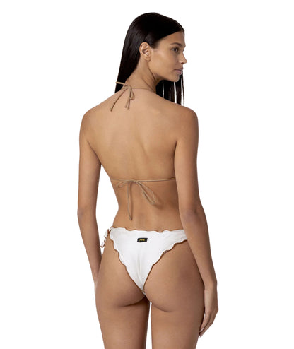 F**K Slip Regolabile con Arricciature FK00-SW1920WH Bianco
