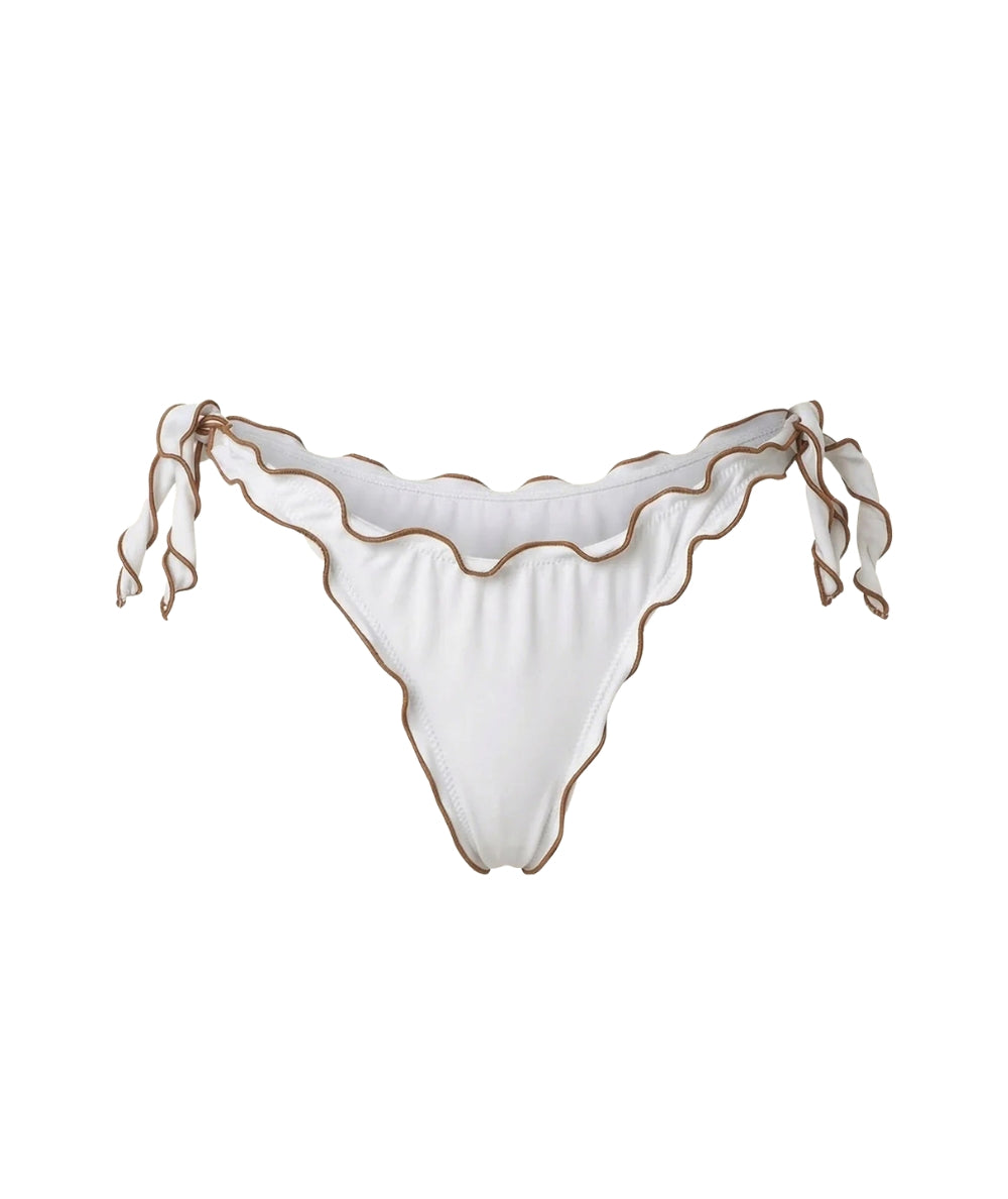 F**K Slip Regolabile con Arricciature FK00-SW1920WH Bianco