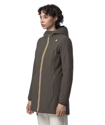 K-Way Giacca Denise St Warm Double K6128UW Marrone Beige