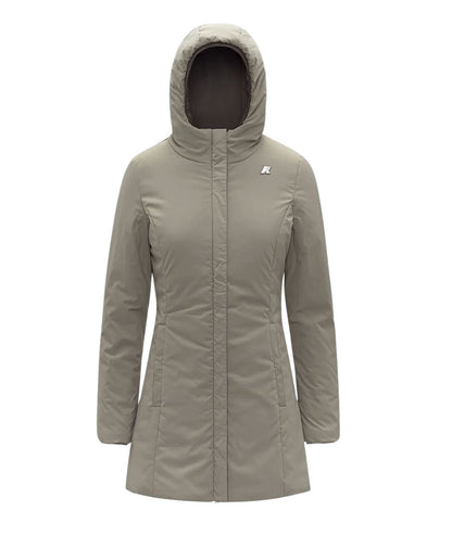K-Way Giacca Denise St Warm Double K6128UW Marrone Beige