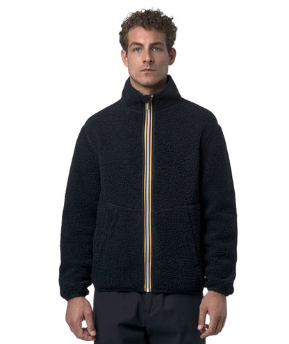 K-WAY Giacca Pascal Sherpa Polar D K3132PW Blu Notte