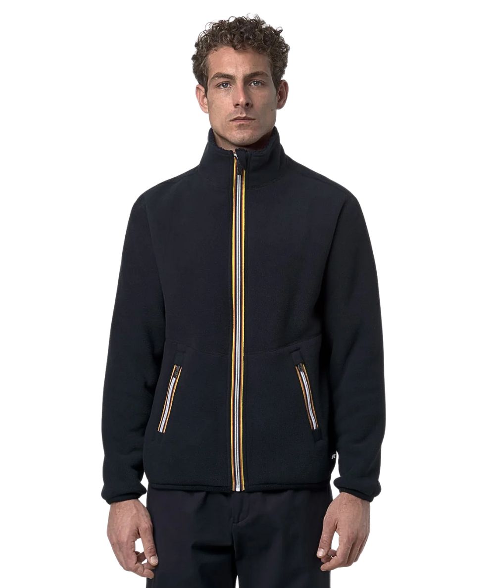 K-WAY Giacca Pascal Sherpa Polar D K3132PW Blu Notte